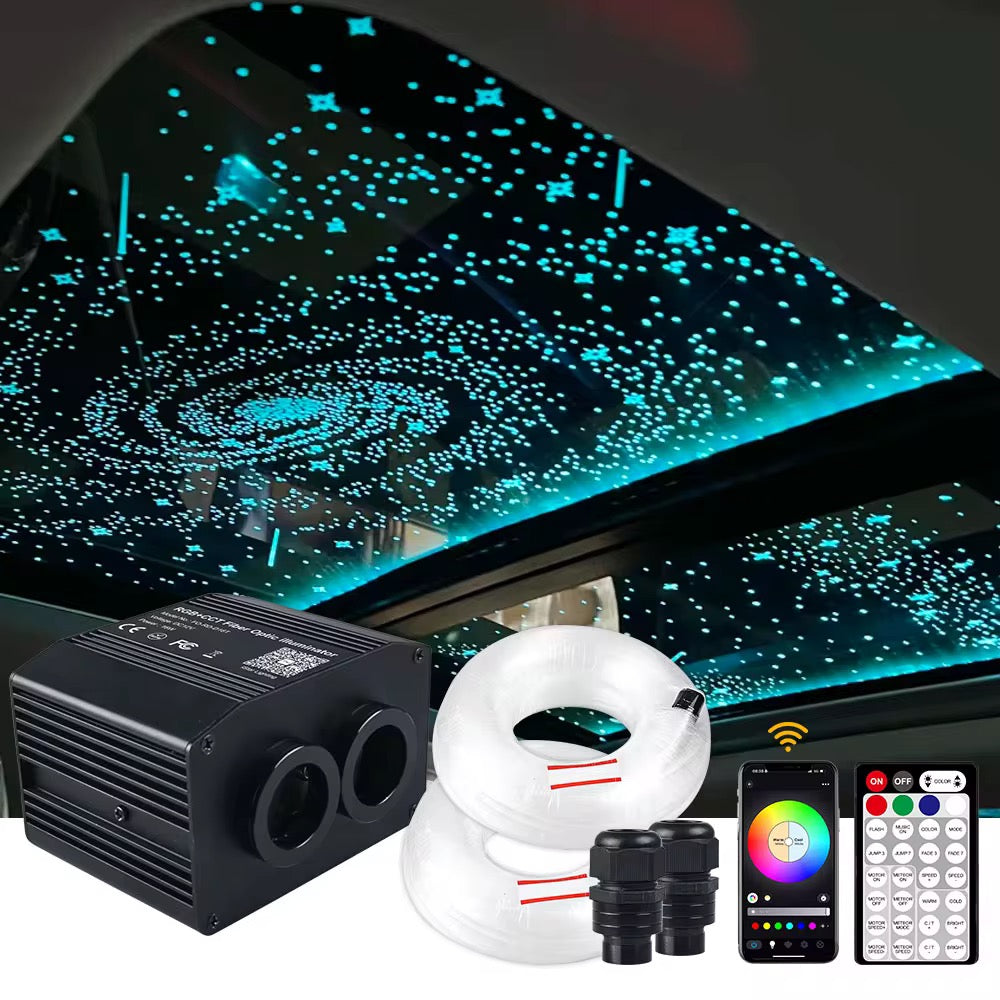 16W Fiber Optic Starlight Headliner Kit