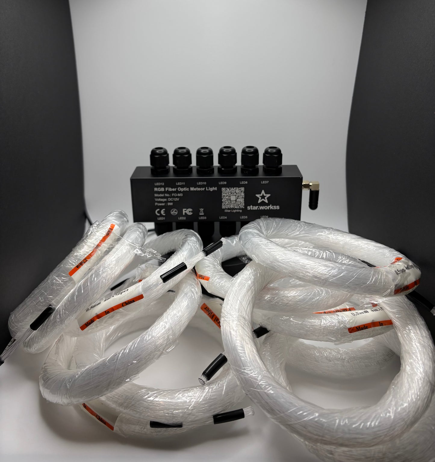 9W Fiber Optic Shooting Star Headliner Kit